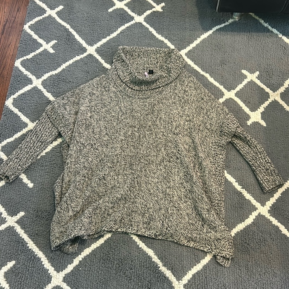 Turtleneck Sweater Cape